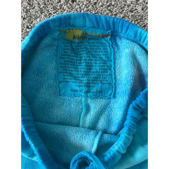 Aviator Nation 5 Stripe Sweatpants – Blue Tie-Dye – Women’s Small - Picture 4 of 6